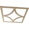 Ekena Millwork Statesman Wood Fretwork Pierced Ceiling Medallion, Hickory, 38"OD x 24 1/4"ID x 1/4"T CMWP38X38X0250STHI - alternate 2